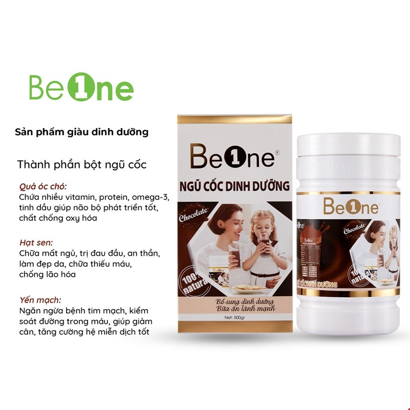 Bột ngũ cốc dinh dưỡng BEONE Vị choccolate 500gr