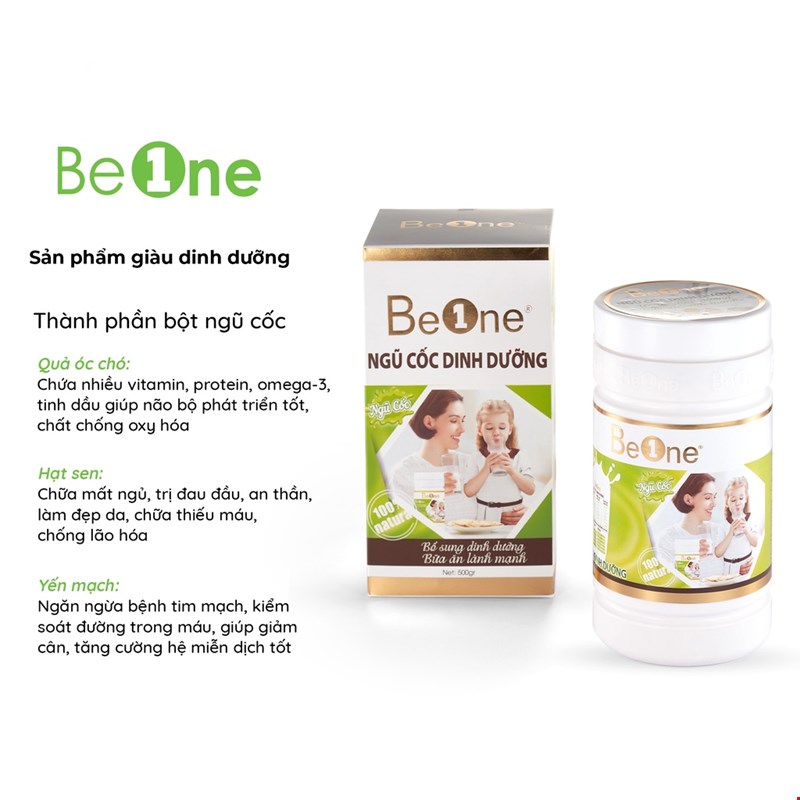 Bột ngũ cốc dinh dưỡng BEONE Vị truyền thống 500gr